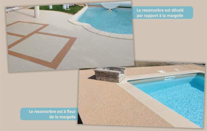 Pose de terrasse en travertin dans les Landes